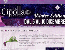 Tablet Screenshot of festadellacipolla.com